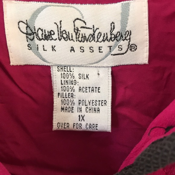 Diane Von Furstenberg 1X 100% Silk Jacket - Picture 2 of 7